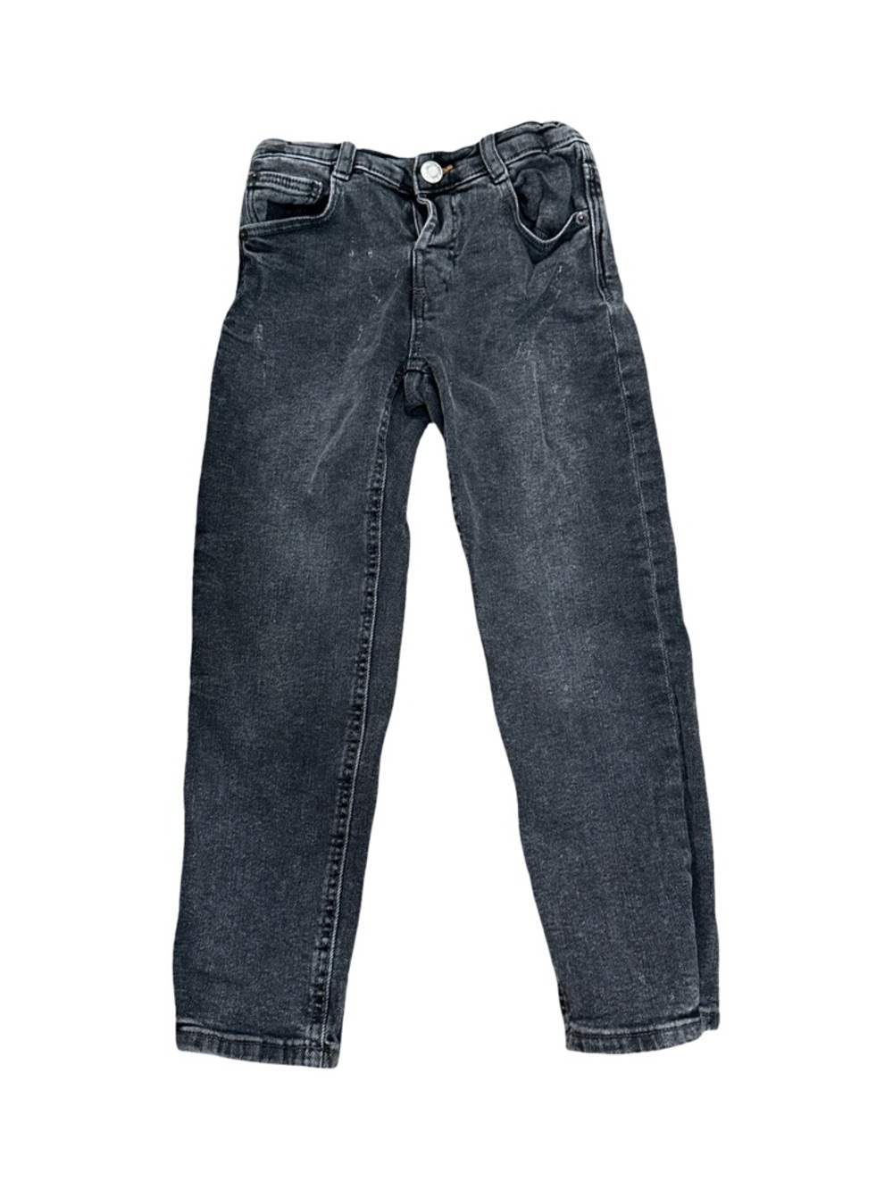EUC Zara Boys Size 6 Grey Straight-Leg Jeans